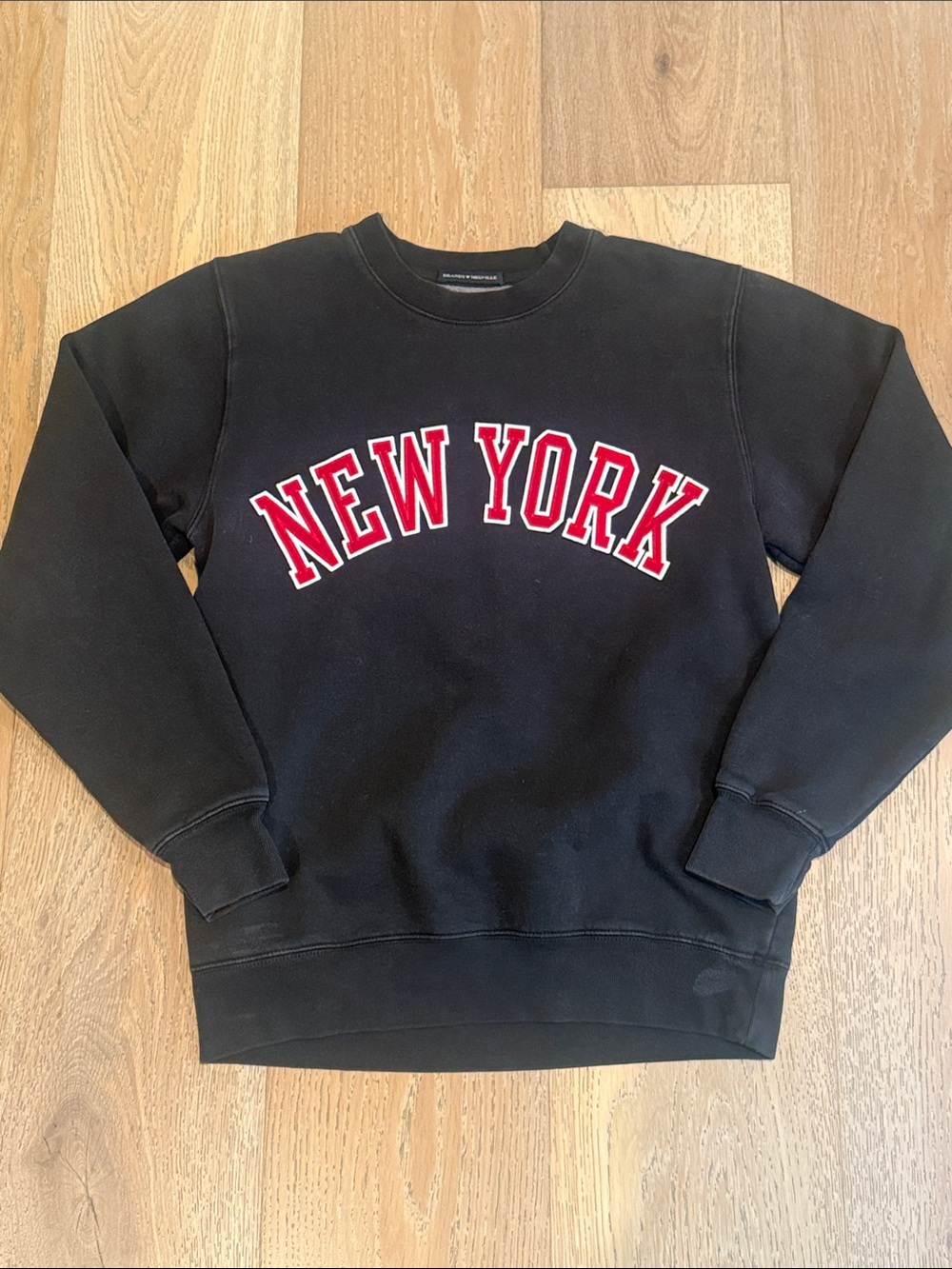 Black Brandy Melville New York Crewneck Sweatshirt
